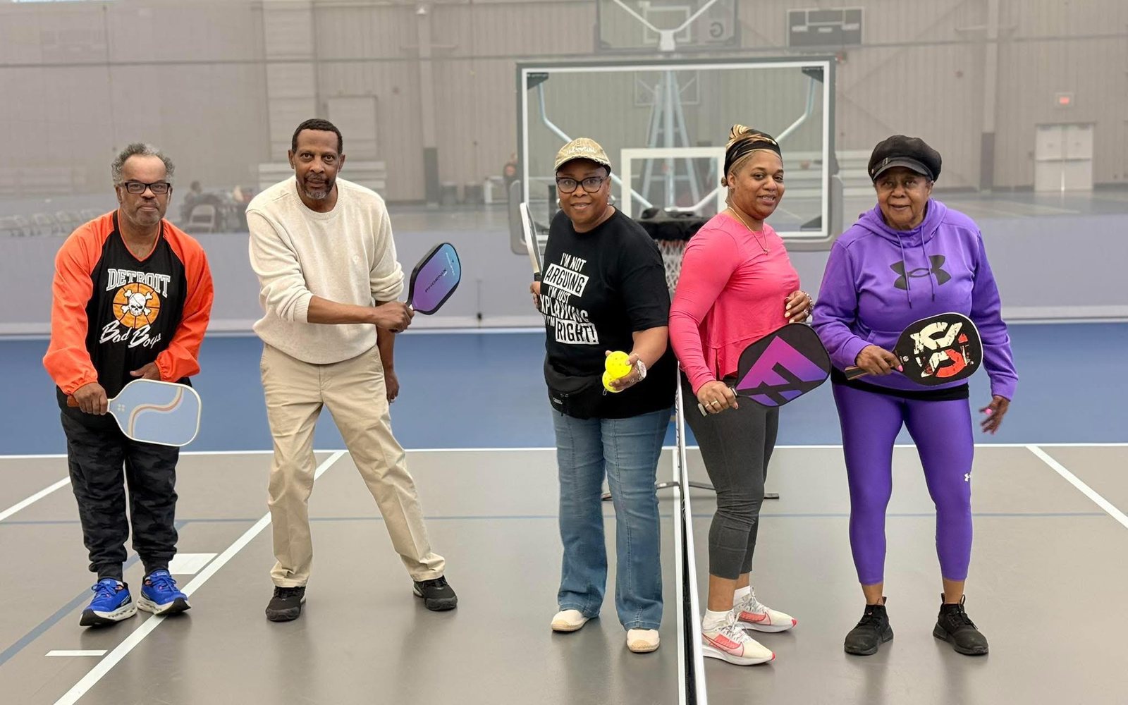 Golden Opportunity Club members enjoying pickleball